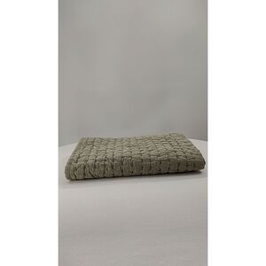 Quince Olive Green Quilted Euro Sham